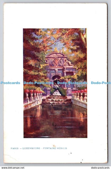 R750317 Paris Luxembourg Fontaine Medicis Raphael Tuck and Sons Oilette Serie 11