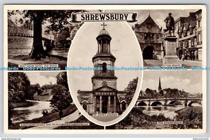 R753924 Shrewsbury St Chad Church 1949 Multi View