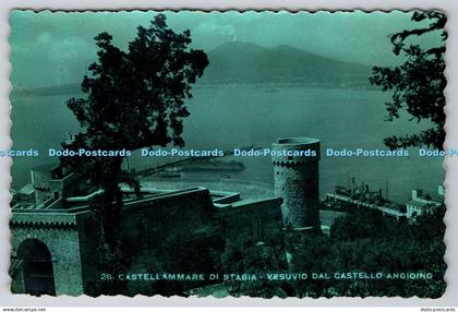 R764697 Castellammare Di Stabia Vesuvio dal Castello Angioino RP