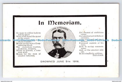 R779062 In Memoriam Lord Kitchener Philco Series No 5036