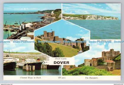 R782990 Dover Dover Castle Elgate Postcards Multi View