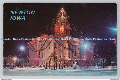 R785503 Newton Iowa Dunlap Post Card Omaha Nebr