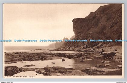 R802936 Berwickshire Coast Cliffs Photochrom London Tunbridge Wells