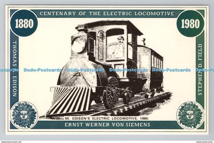 R803045 Edison Electric Locomotive Ernst Werner Von Siemens Thomas A Edison Step
