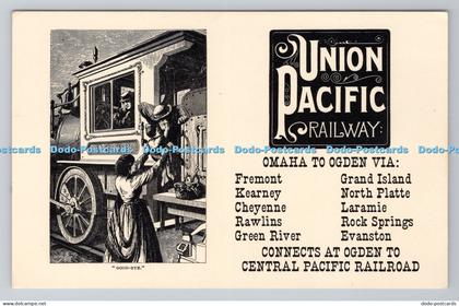 R804583 Good Bye. Union Pacific Railway. Omaha to Ogden Via. Union Pacific Museu