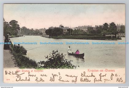 R805729 Kingston on Thames. The Thames at Kingston. Stengel. London. PM. Blackhe