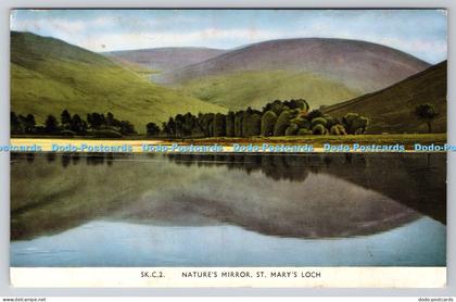 R815276 St Mary Loch Nature Mirror Lilywhite Brighouse PM Roxburghshire 1967
