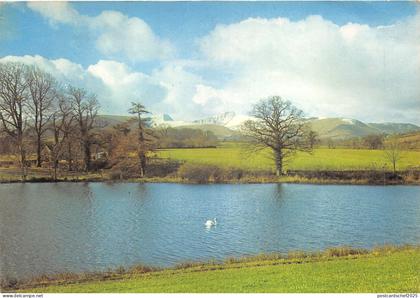 uk43392 brecon beacons from llanfrynach breconshire wales uk