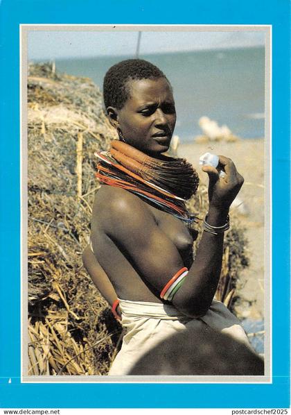 us8381 molo woman jambo kenya  kenya africa folklore costume types