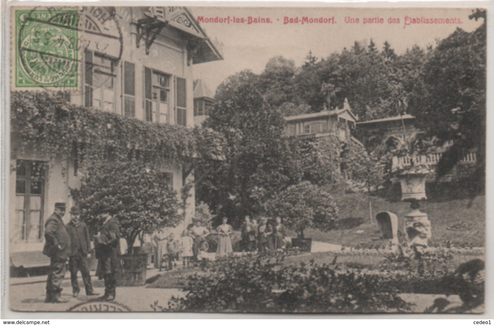 MONDORF LES BAINS  BAD MONDORF UNE PARTIE DES ETABLISSEMENTS