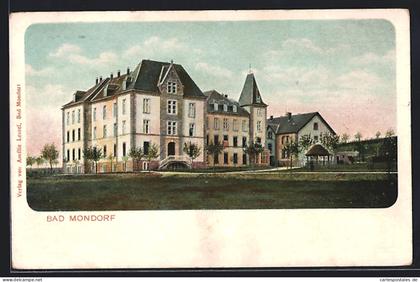 AK Bad Mondorf, Gebäudeansicht, Turm, Pavillon