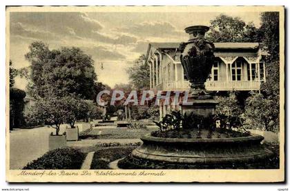 CPA Mondorf les Bains les Etablisements themale