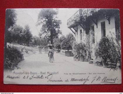 LUXEMBOURG - MONDORF LES BAINS - BAD MONDORF - " PRE DE L' ETABLISSEMENT "-