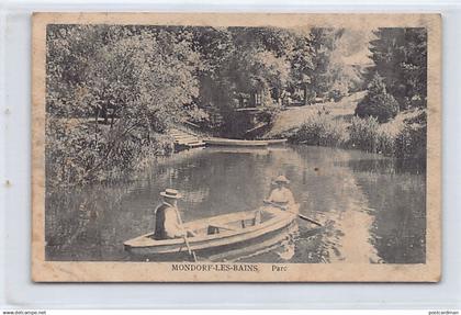 Luxembourg - MONDORF LES BAINS - Parc - Canot - Ed. P. Houstrass 3