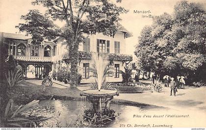 Luxembourg - MONDORF LES BAINS - Pièce d'eau devant l'établissement - Ed. Ch. Bernhoeft 279