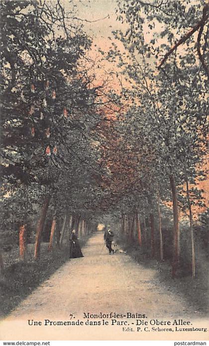 Luxembourg - MONDORF LES BAINS - Une promenade dans le parc - Ed. P. C. Schoren 7