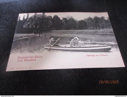 Mondorf les Bains, Canotage sur l'Albach