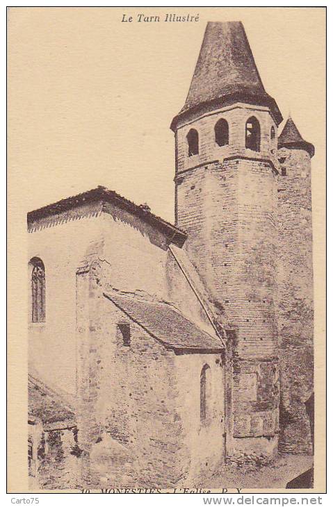 Monesties 81 - Eglise Tarn Illustré
