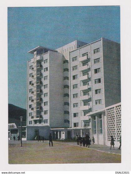 MONGOLIA Mongolie Mongolei Mongolian Capital Ulaanbaatar "Bayan-Gol" Hotel View 1960s Photo Postcard RPPc CPA (52601)