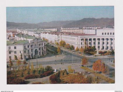 MONGOLIA Mongolie Mongolei Mongolian Capital Ulaanbaatar University Boulevard View 1960s Photo Postcard RPPc CPA /52596