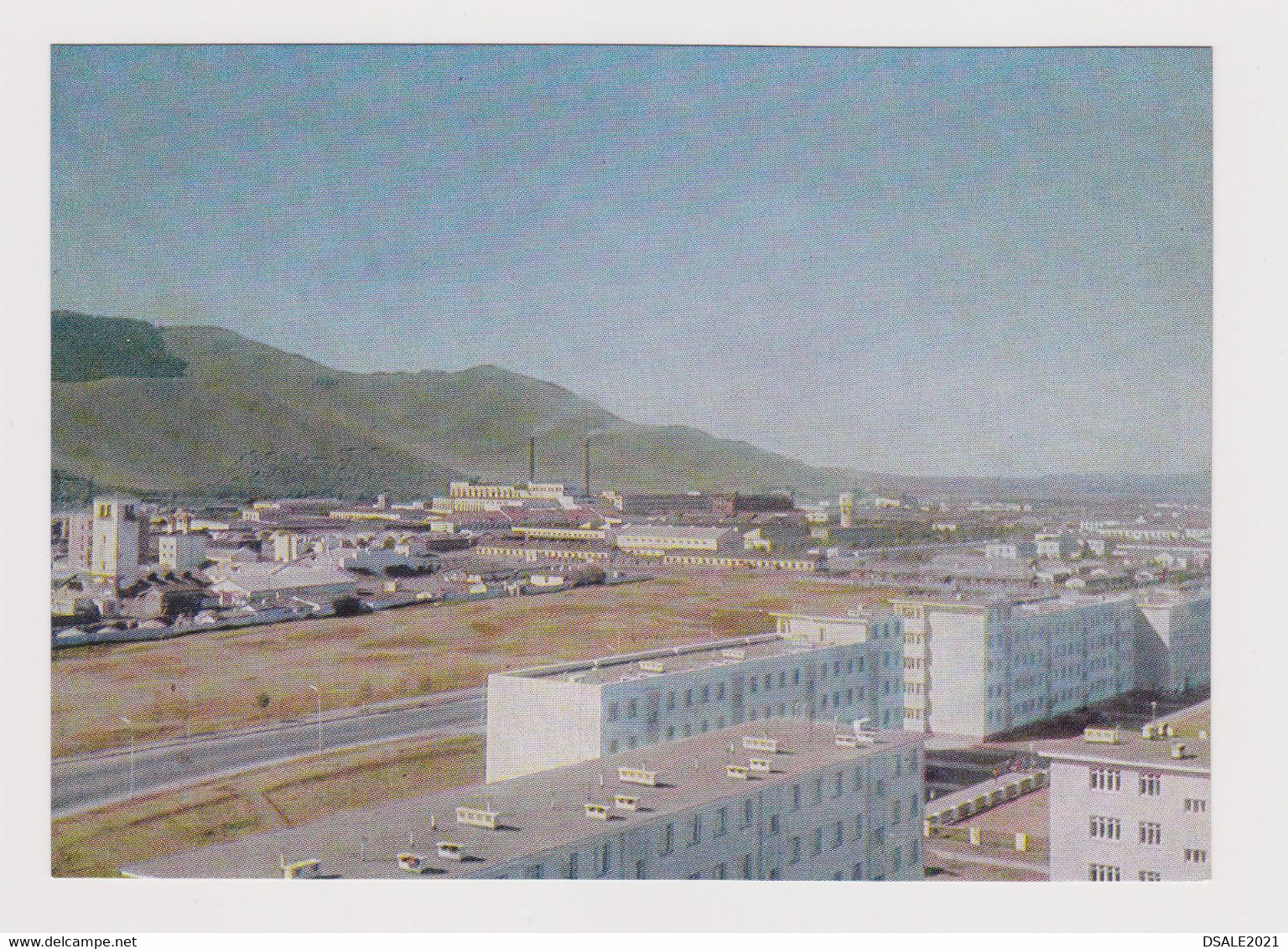 MONGOLIA Mongolie Mongolei Mongolian Capital Ulaanbaatar Industrial District View 1960s Photo Postcard RPPc CPA (52599)