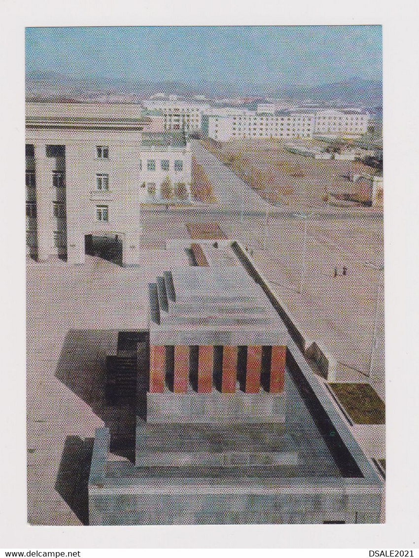 MONGOLIA Mongolie Mongolei Mongolian Capital Ulaanbaatar Mausoleum View 1960s Photo Postcard RPPc CPA (52610)