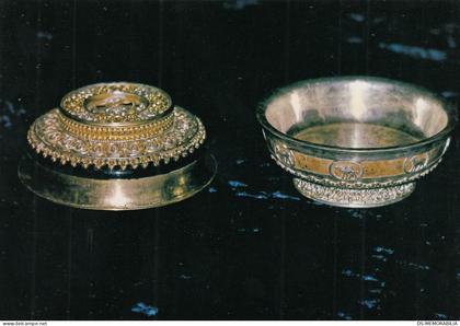 Mongolia - Mongolian cups , silver plated
