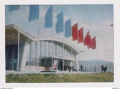 MONGOLIA Mongolie Mongolei Mongolian Capital Ulaanbaatar Exhibition Hall View 1960s Photo Postcard RPPc CPA (52607)