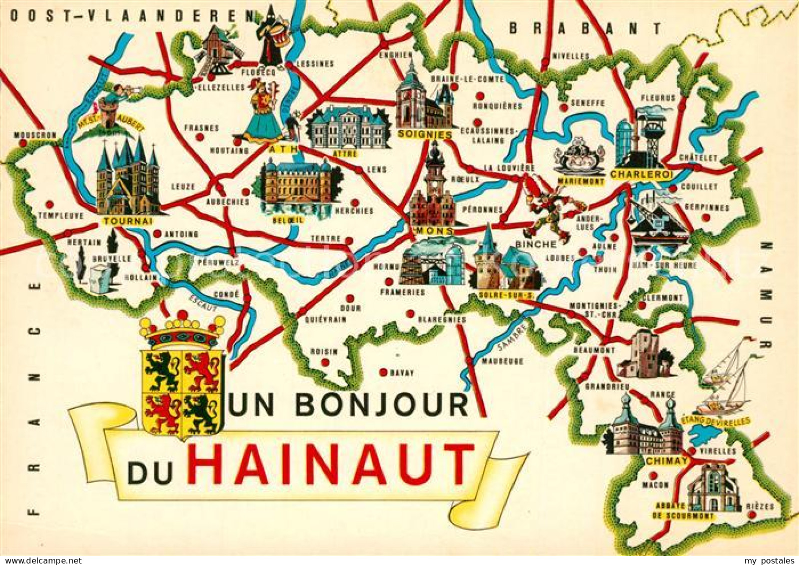 Mons Hainaut Hainaut Panoramakarte