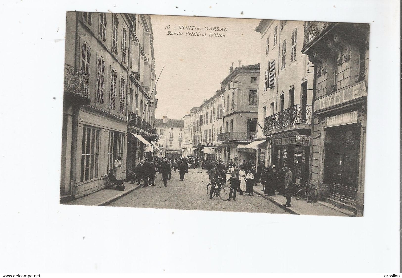 MONT DE MARSAN 16 RUE PRESIDENT WILSON (MAGASIN DE CYCLES ET ANIMATION)