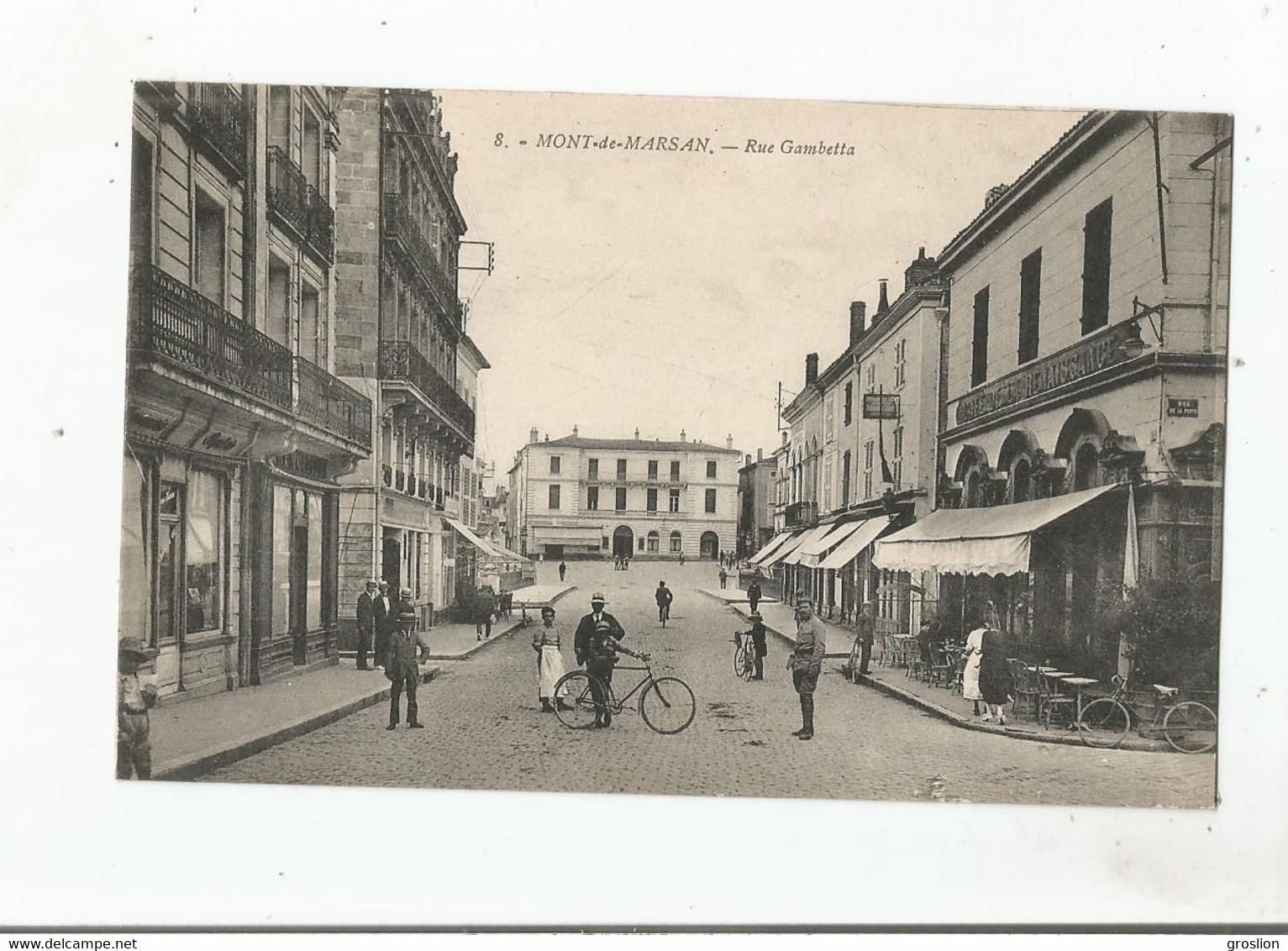 MONT DE MARSAN 8 RUE GAMBETTA (CYCLISTE CAFE DE LA RENAISSANCE COMMERCES ET ANIMATION)