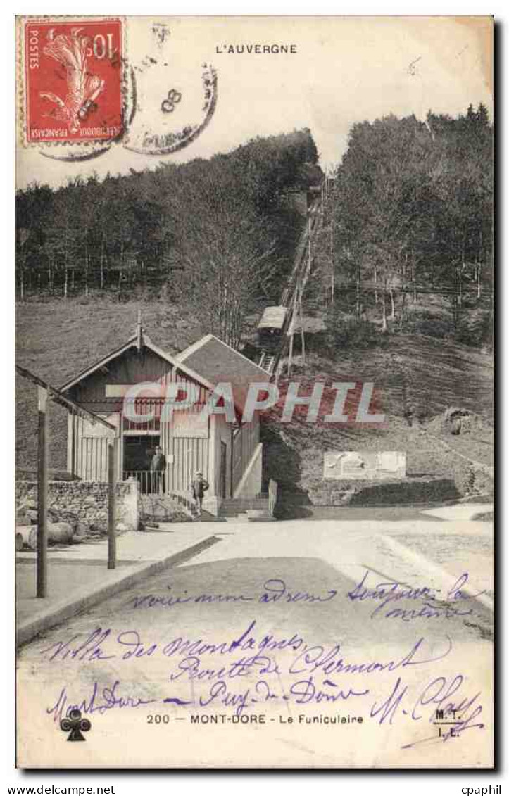 Mont Dore CPA Le Funiculaire