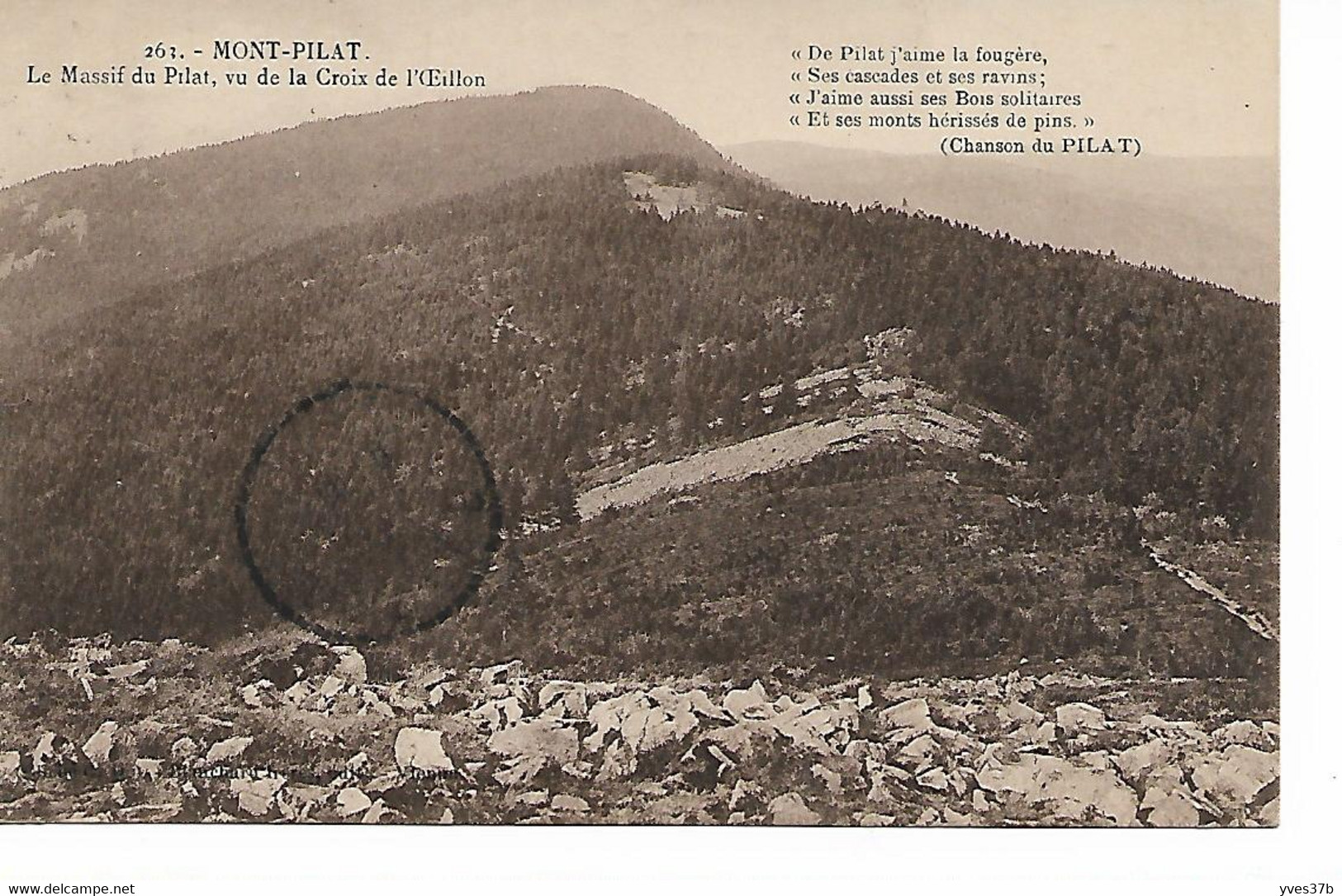 MONT-PILAT - Le Massif du Pilat, vu de la Croix de l'Oeillon