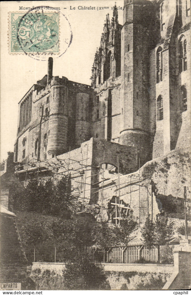 Mont Saint Michel CPA Le Chatelet