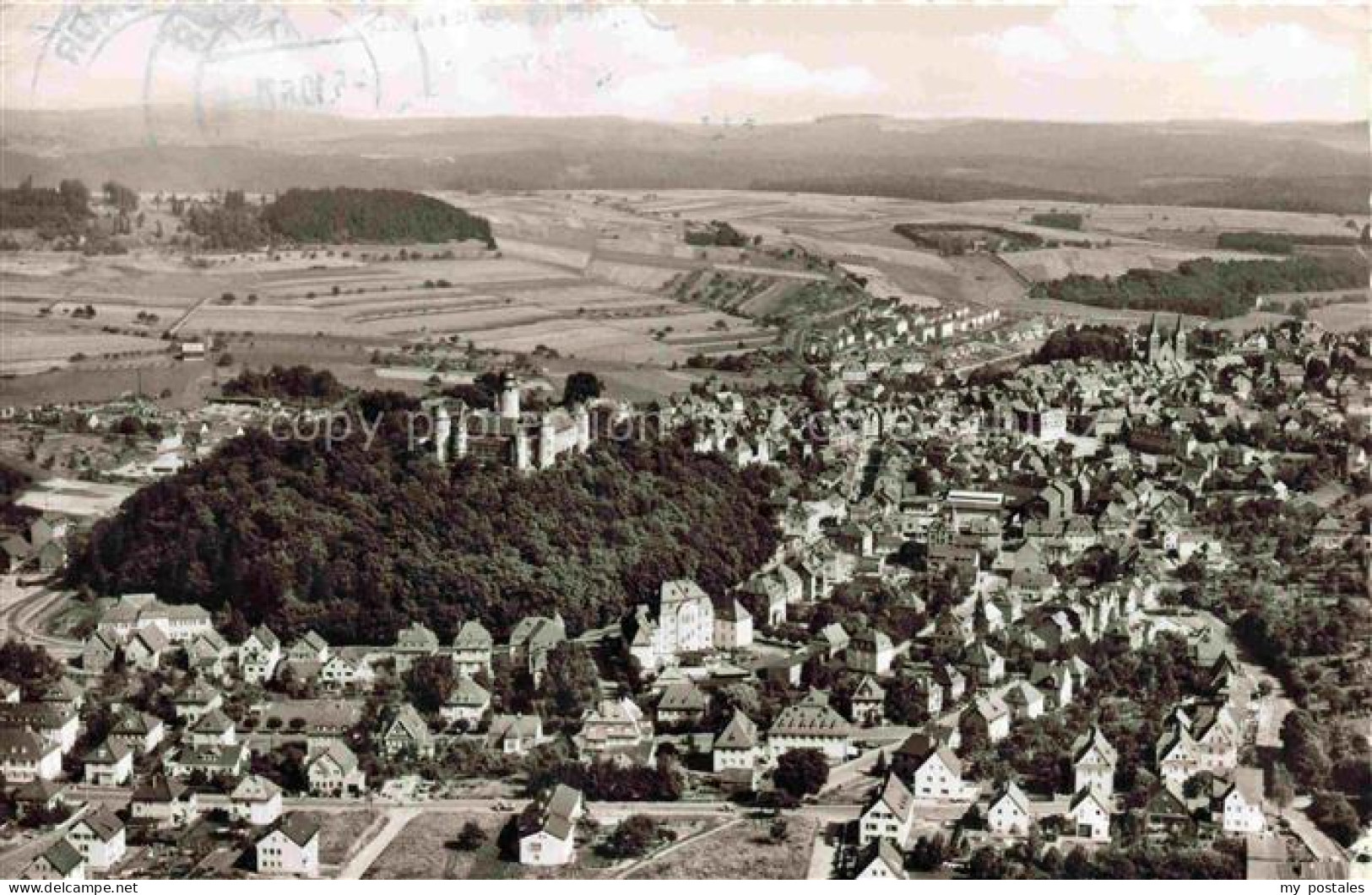 Montabaur Westerwald Rheinland-Pfalz Burg-Montabaur Westerwald Stadtpanorama Sch