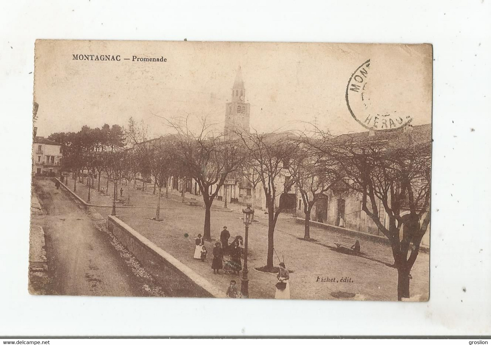 MONTAGNAC (HERAULT) PROMENADE (EGLISE ET PETITE ANIMATION)