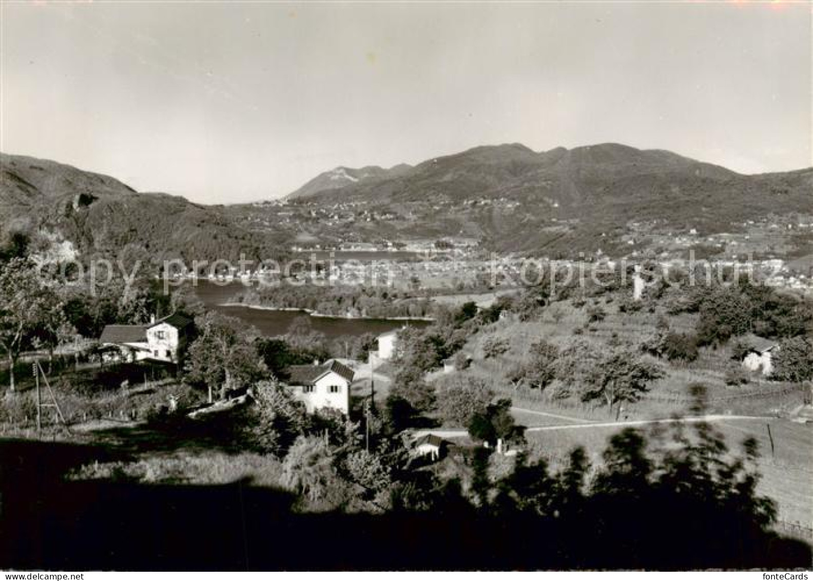 Montagnola TI Panorama verso Ponte Tresa