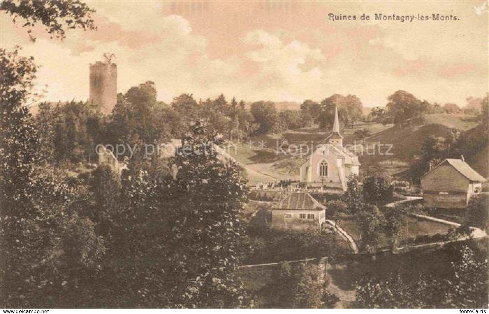 Montagny-les-Monts La Broye FR Ruines de Montagny les Monts