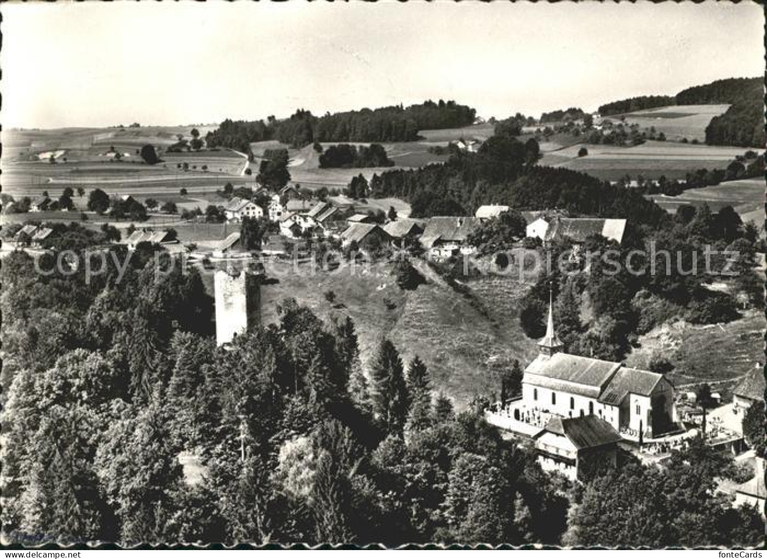 Montagny-les-Monts Vue aerienne