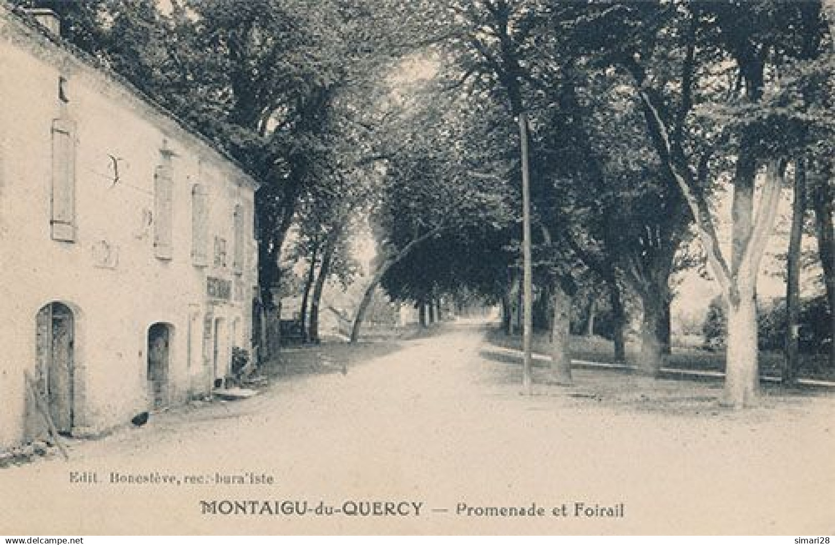 MONTAIGU DE QUERCY - PROMENADE ET FOIRAIL