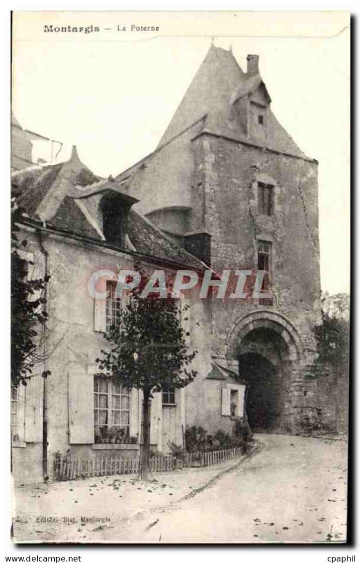 Montargis CPA La poterne