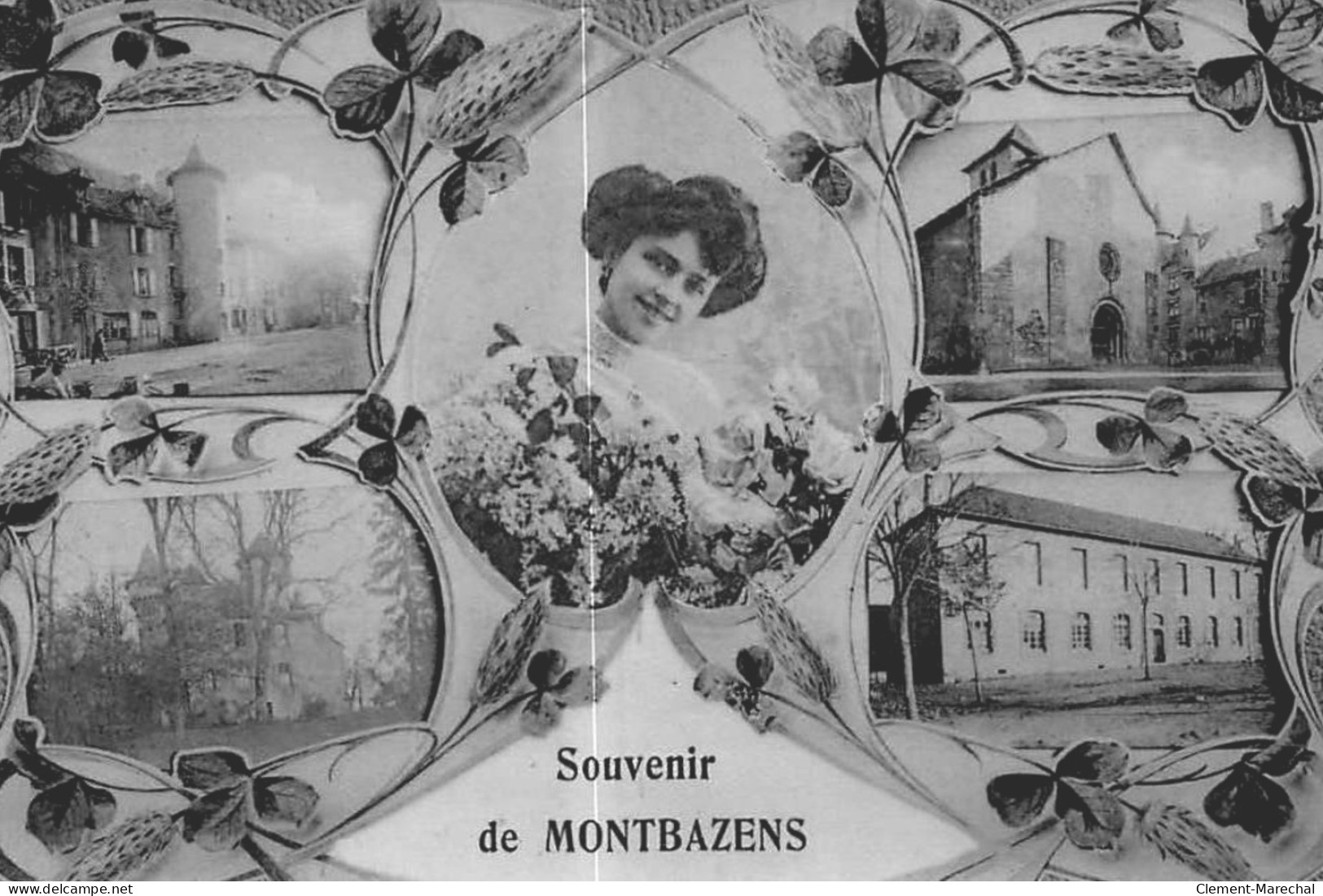 MONTBAZENS : souvenir de montbazens - tres bon etat