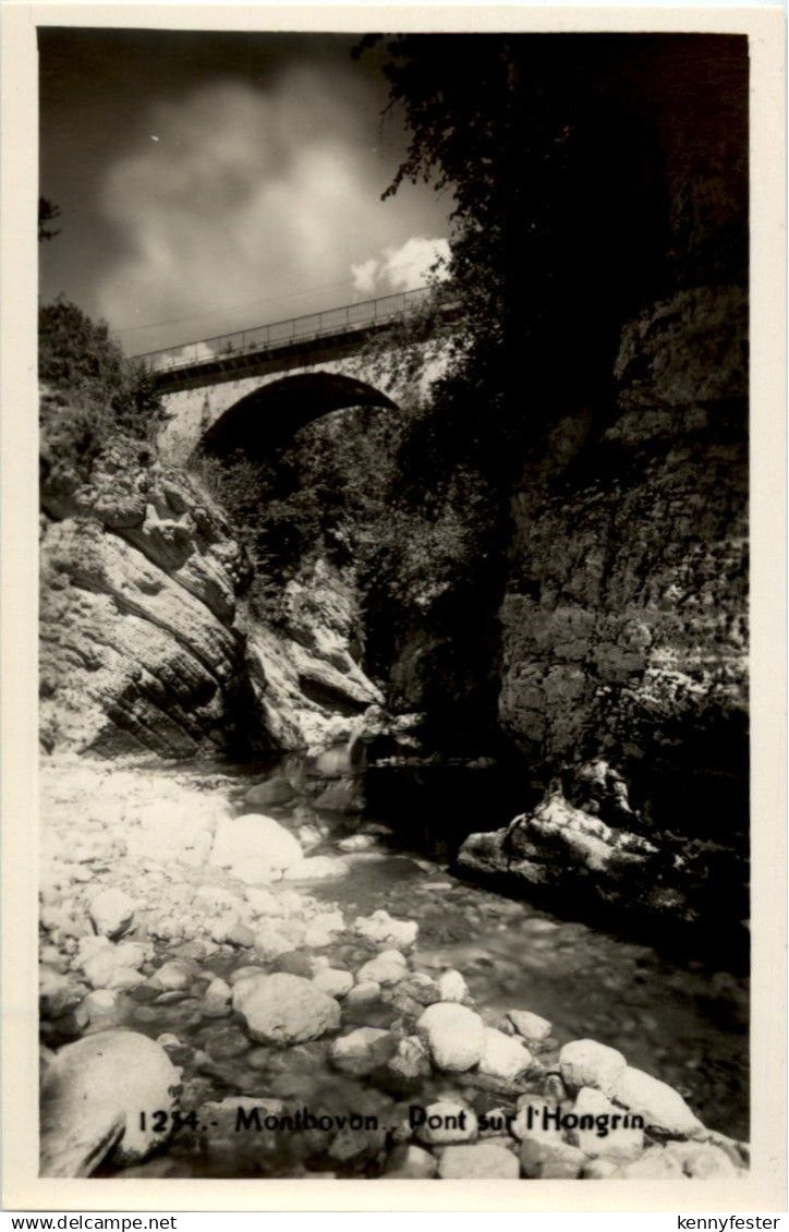 Montbovon - Pont sur l Hongrin