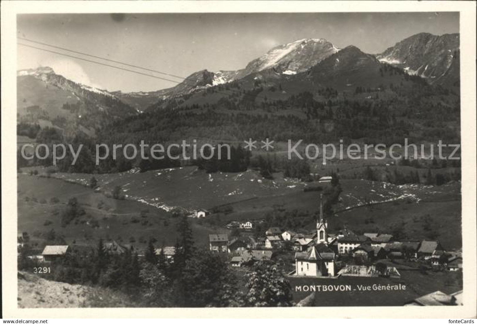 Montbovon Vue generale