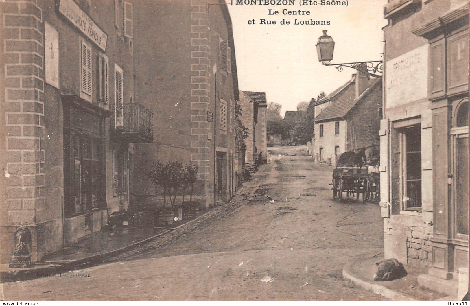 ¤¤   -   MONTBOZON    -   Le Centre et Rue de Loulans      -   ¤¤
