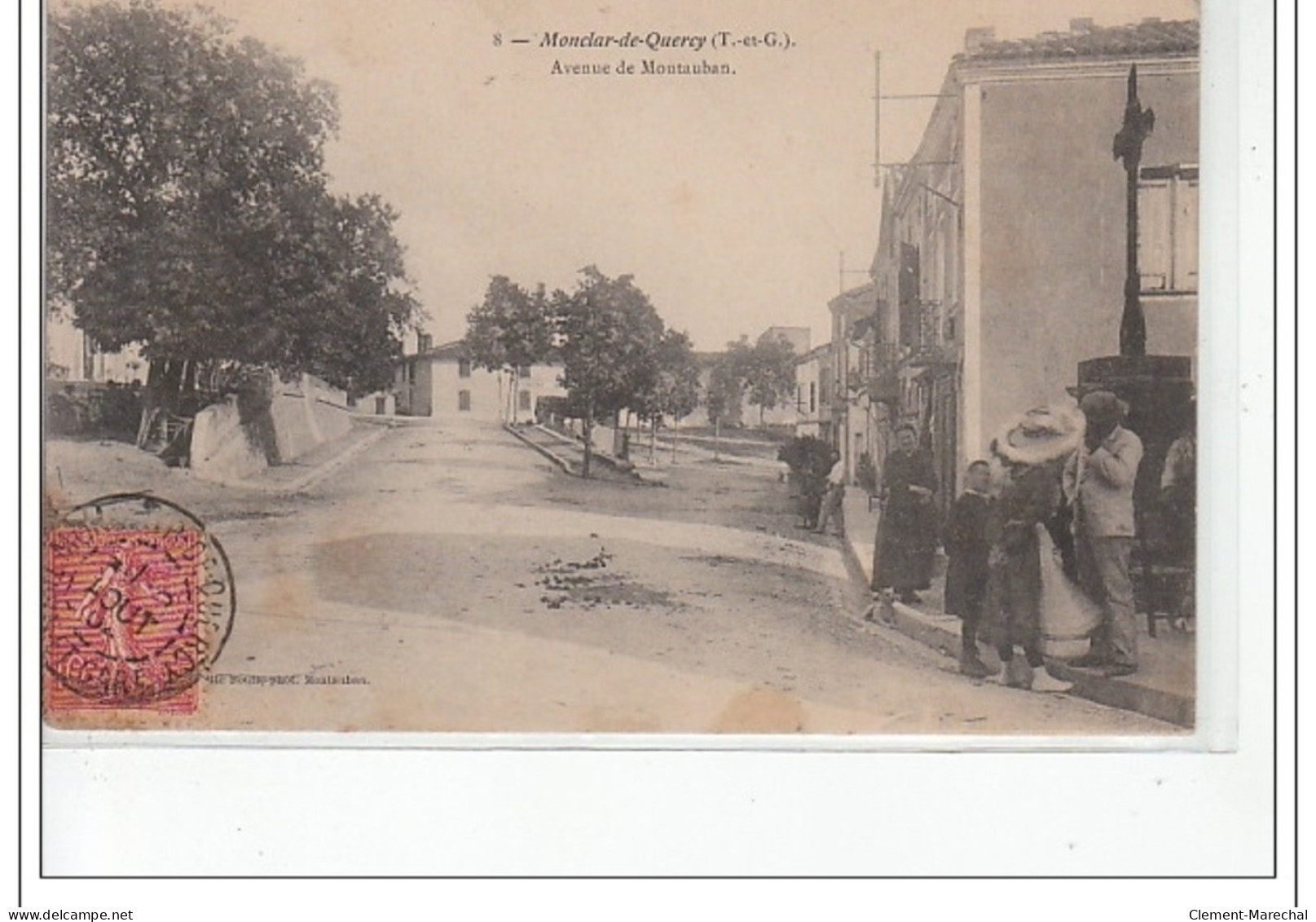 MONTCLAR DE QUERCY - Avenue de Montauban - très bon état