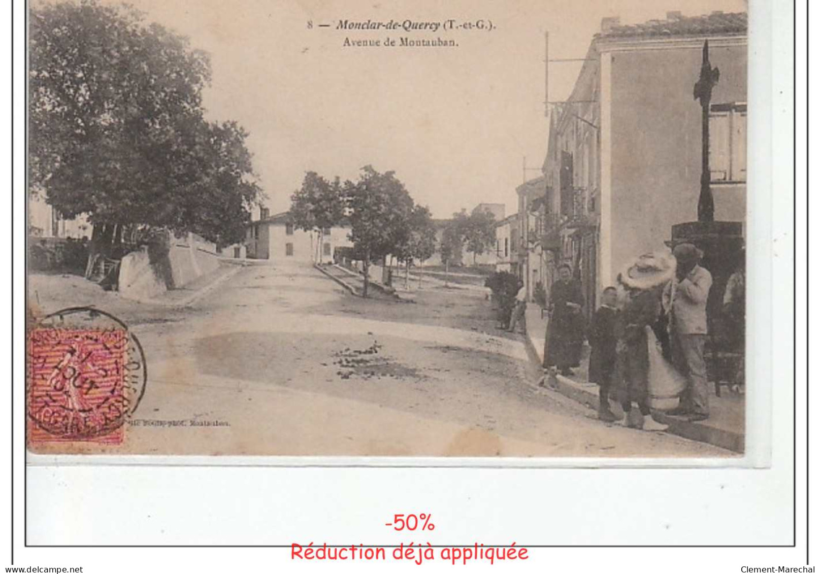 MONTCLAR DE QUERCY - Avenue de Montauban - très bon état