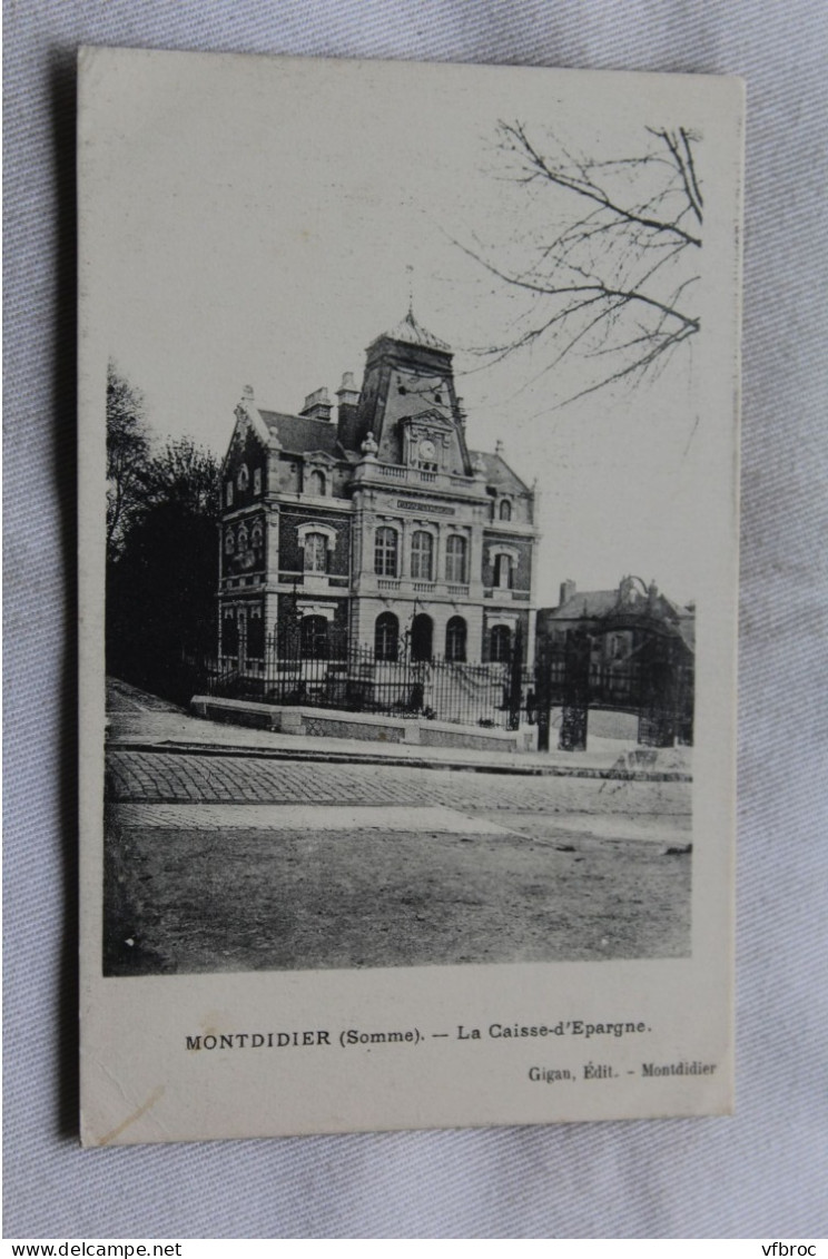 Montdidier, la caisse d'épargne, Somme 80