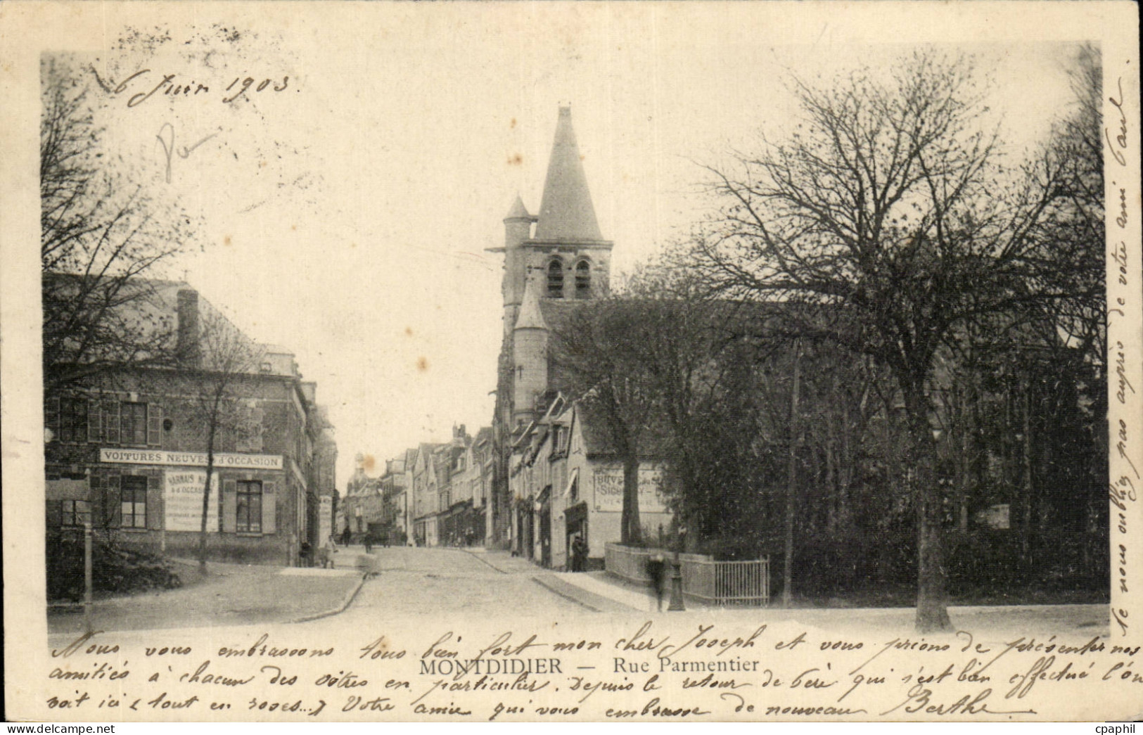 Montdidier - Rue Paramentier - CPA
