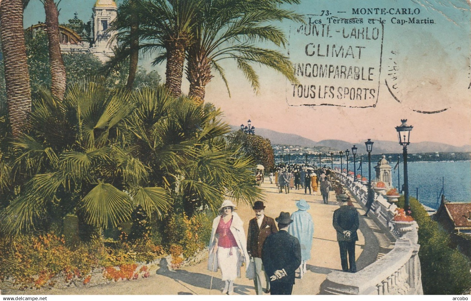 Monte Carlo - les Terrasses et le Cap Martin